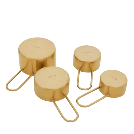 Simple Measuring Cups - Brass