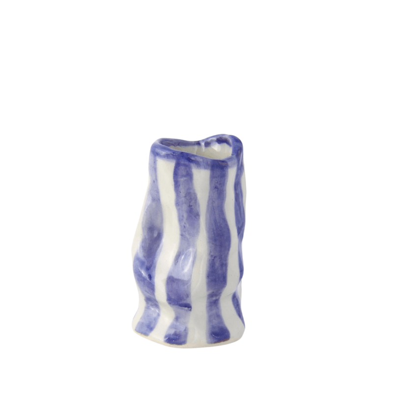 Amethyst Candy Stripe Candle Holder