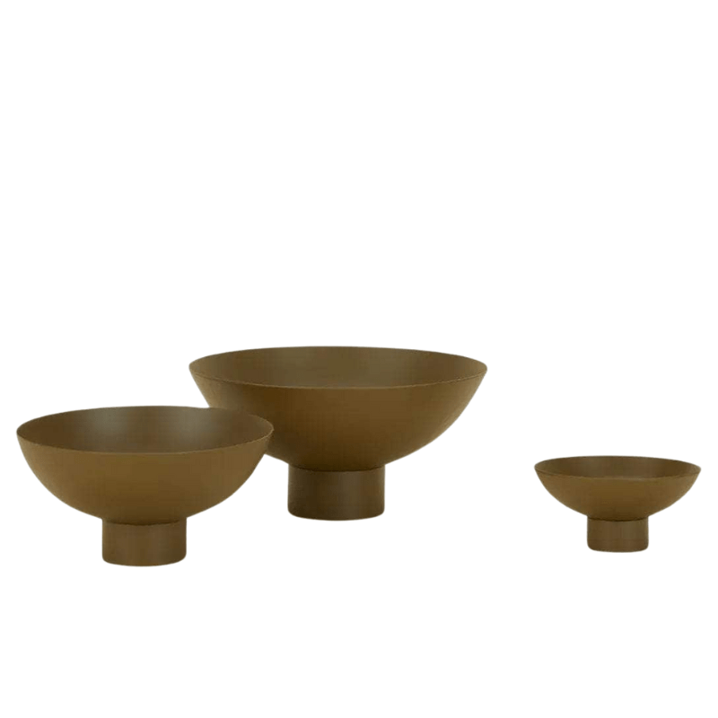 Essential Footed Bowl - Olive