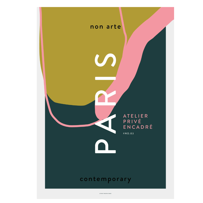 Non Arte "Paris" Poster Print