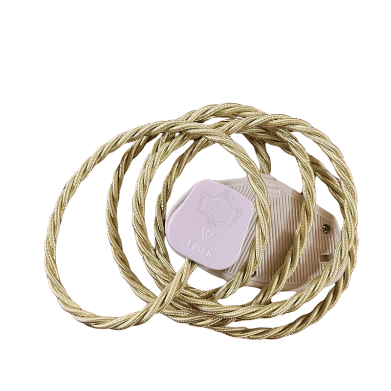 Fabric Extension Cable in Pistachio