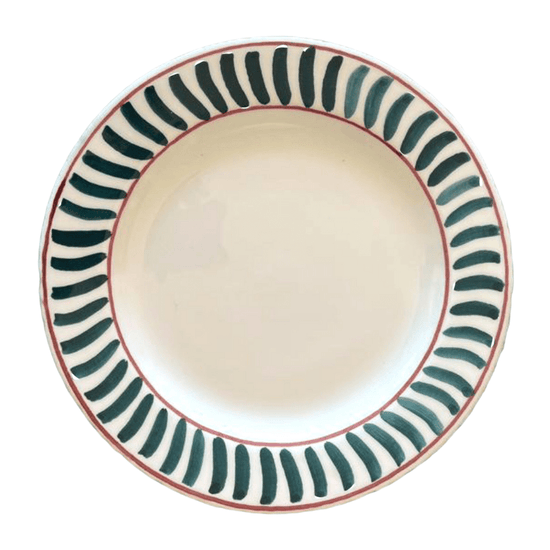 Load image into Gallery viewer, Ceramic Emerald Green Dining Plate | Set of 12
