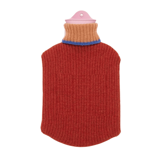 Felted Lambswool Hot Water Bottle - Ember