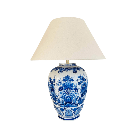 Antique Royal Delft Lamp