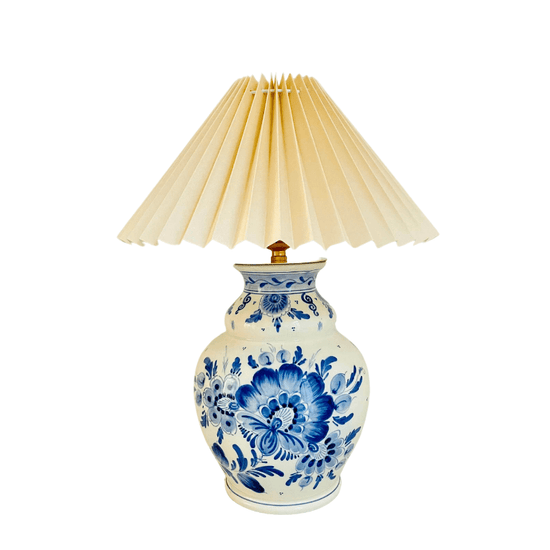Antique Delft Lamp