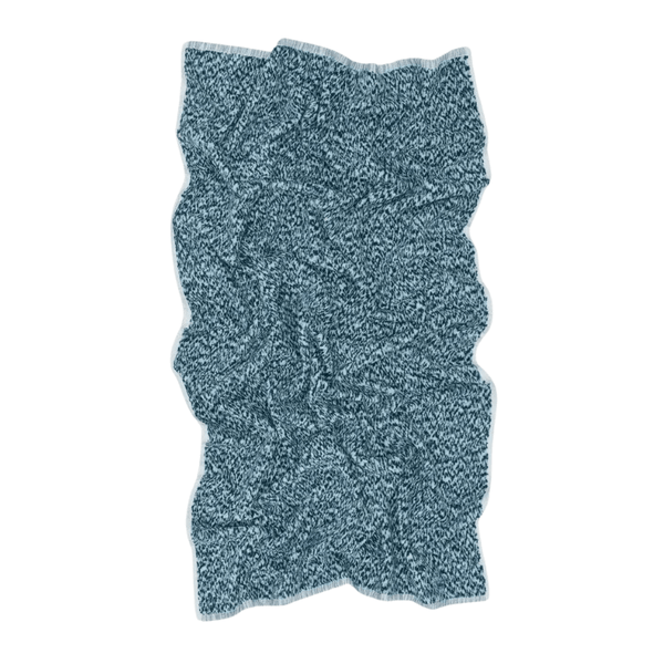 Space Dye Terry Towels - Peacock