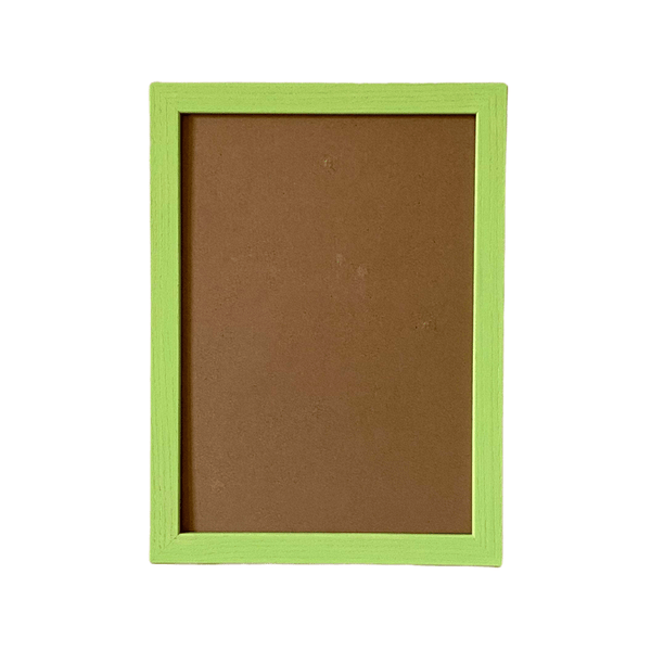 Painted Wood Picture Frame, Lime