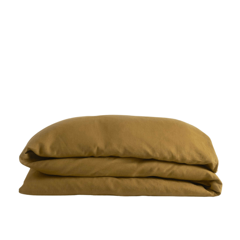 Hemp Duvet Cover Caramel