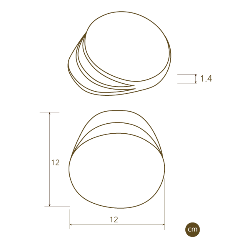 Coasters - Burnt Ochre