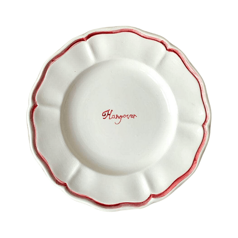 Hangover Plate - Fil Rouge Collection