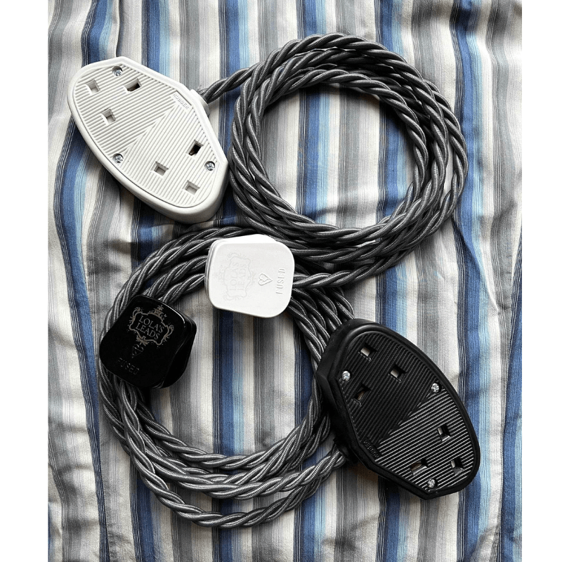 Fabric Extension Cable in Whippet