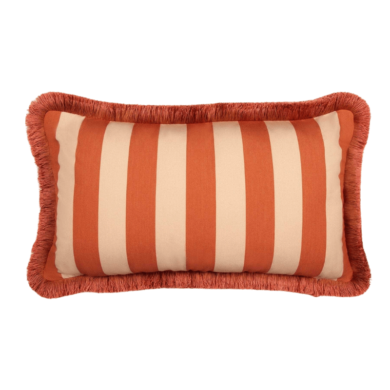 Sonia Stripe Cushion, Ginger