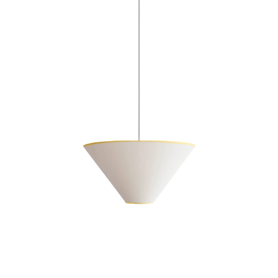 White cone light shade