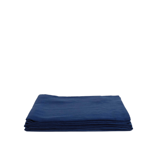 Hemp Flat Sheet Midnight Blue