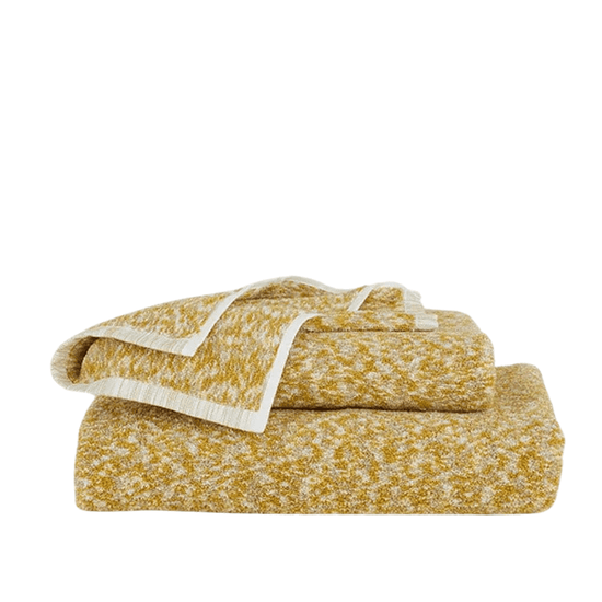 Space Dye Terry Towels - Mustard