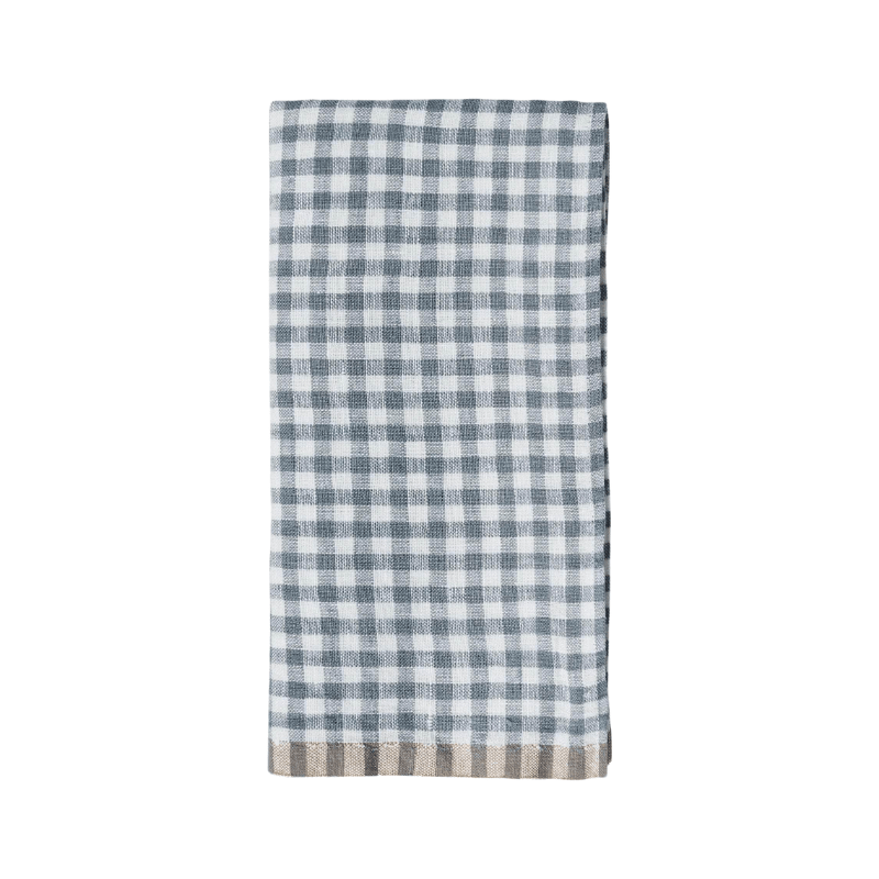 Blue Gingham linen Napkin