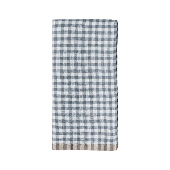 Blue Gingham linen Napkin