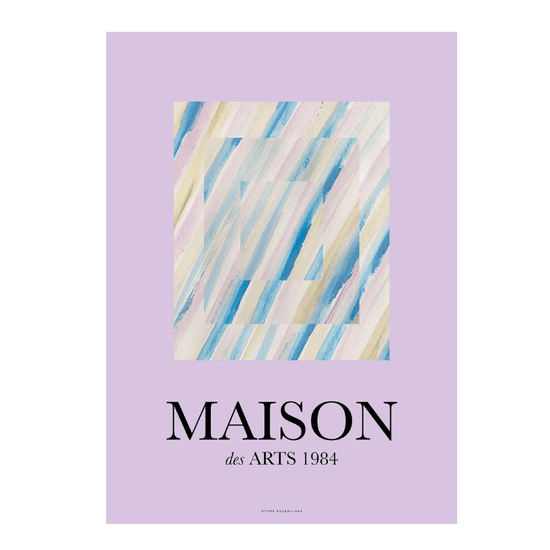 Maison des arts 1984 - V2 Poster Print