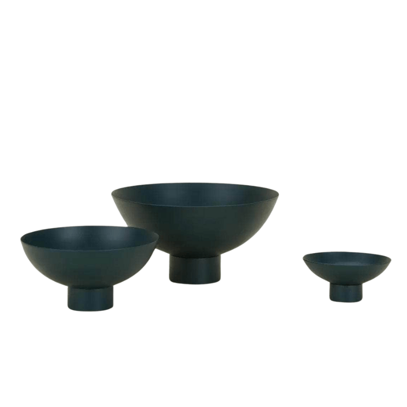 Essential Footed Bowl - Peacock