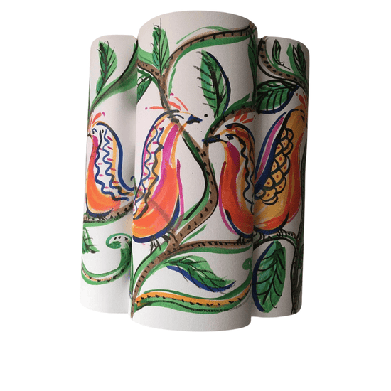 Exotic Birds Paper Lampshade