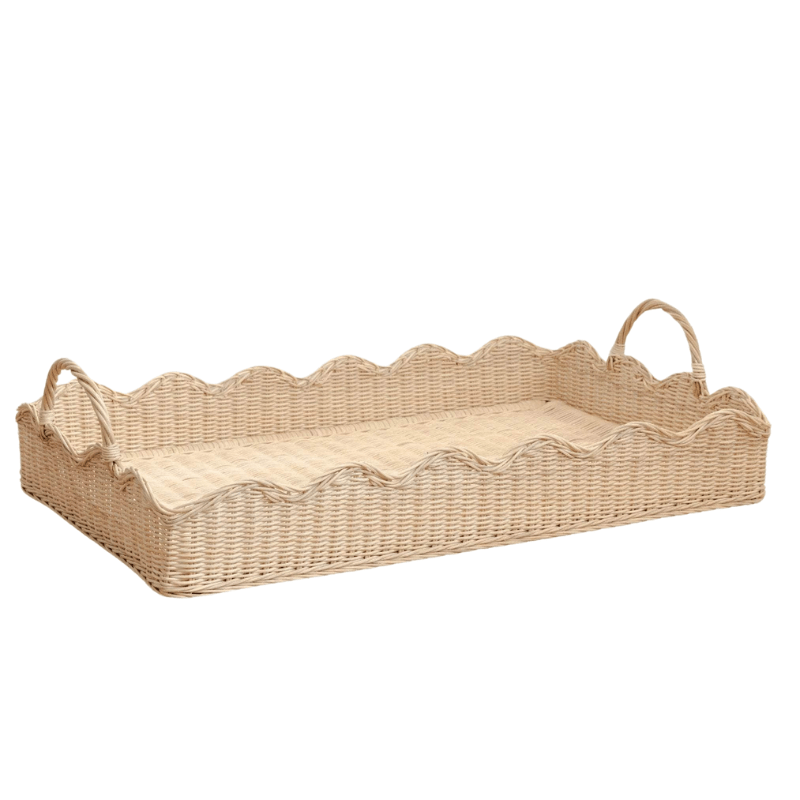 Big Scalloped Tray