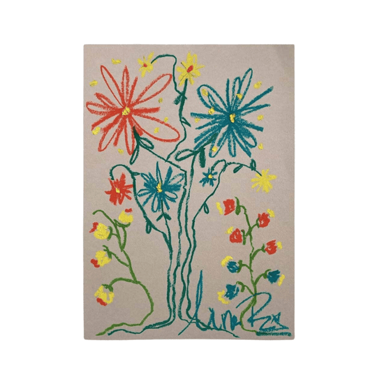 Multicoloured Floral | Original Painting A3