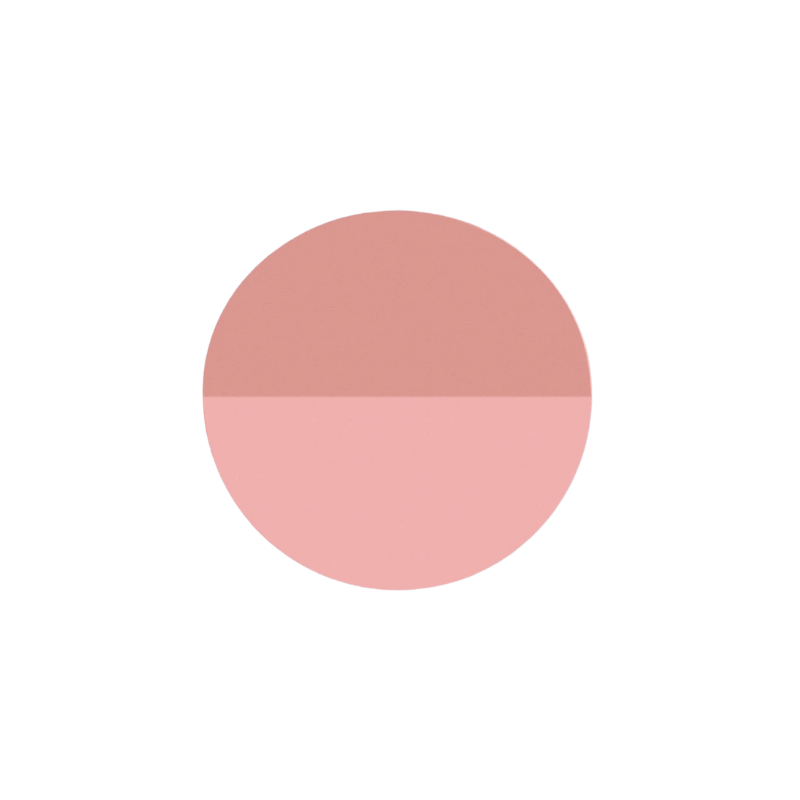 Pink diffuser wall light