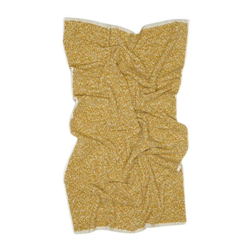Space Dye Terry Towels - Mustard