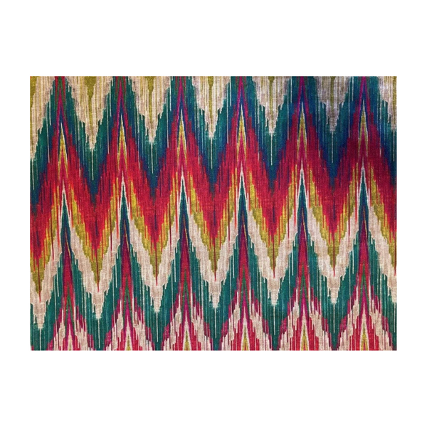 Matthew Williamon Cotton Placemat Peacock Feather Set of 2