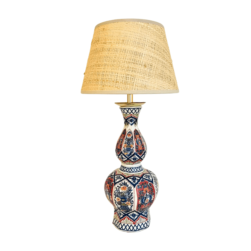 Antique Belgian Boch Lamp