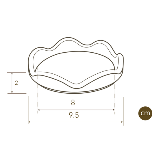 Set of 2 Coasters - Tobacco