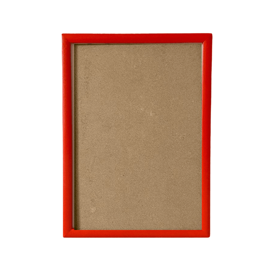 Painted Wood Picture Frame, Tomato Red