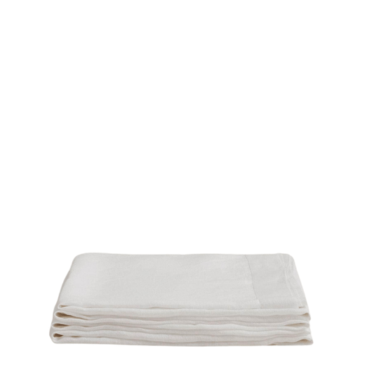 Hemp Flat Sheet Pure White