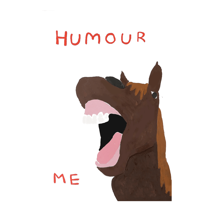 Humour Me Art Print