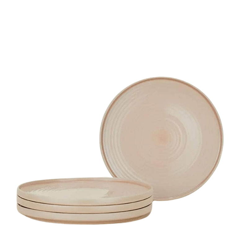 Essential Dinner Plate - Set Of 4, Blush