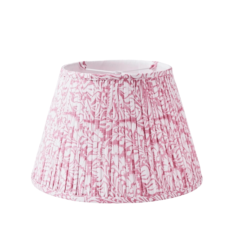 Fern Lampshade in Raspberry