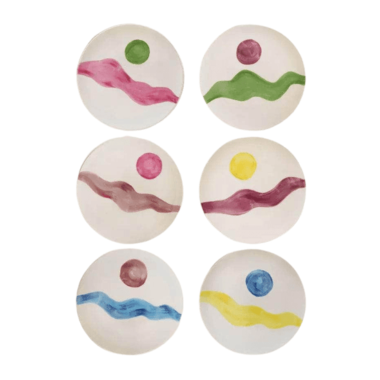 Sunsets Set of 6 Plates