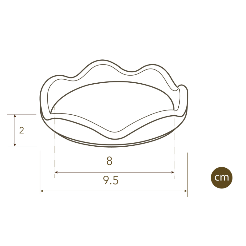 Set of 2 Coasters - Burnt Ochre