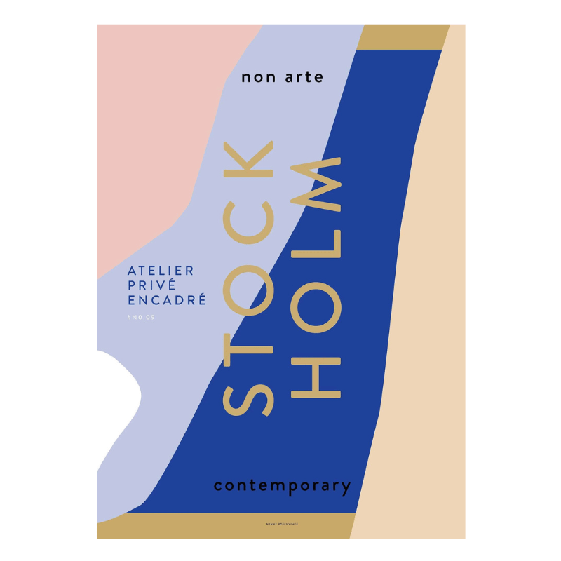 Non Arte "Stockholm"  Poster Print