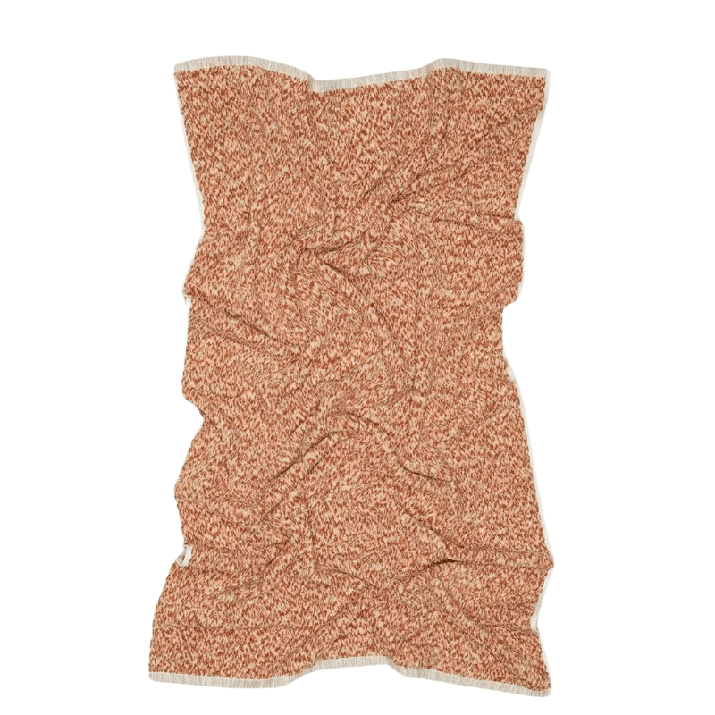 Space Dye Terry Towels - Terracotta