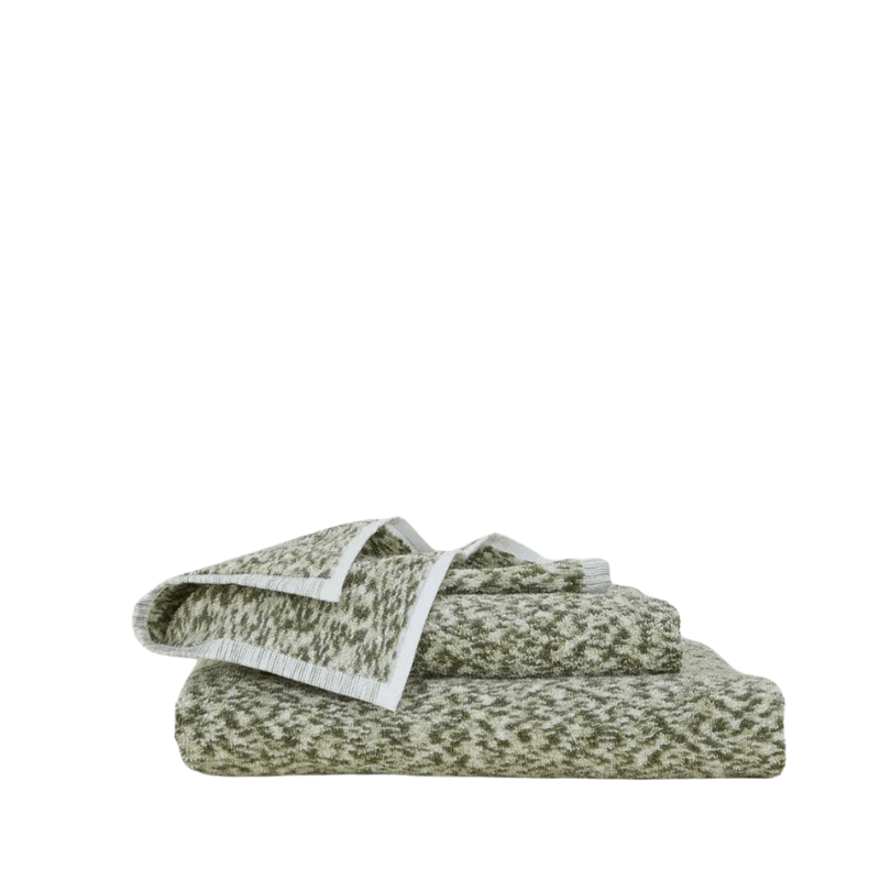Space Dye Terry Towel - Olive