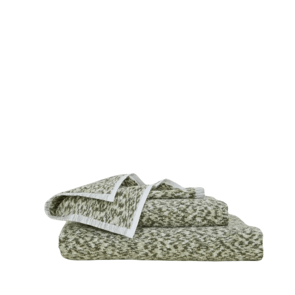 Space Dye Terry Towel - Olive