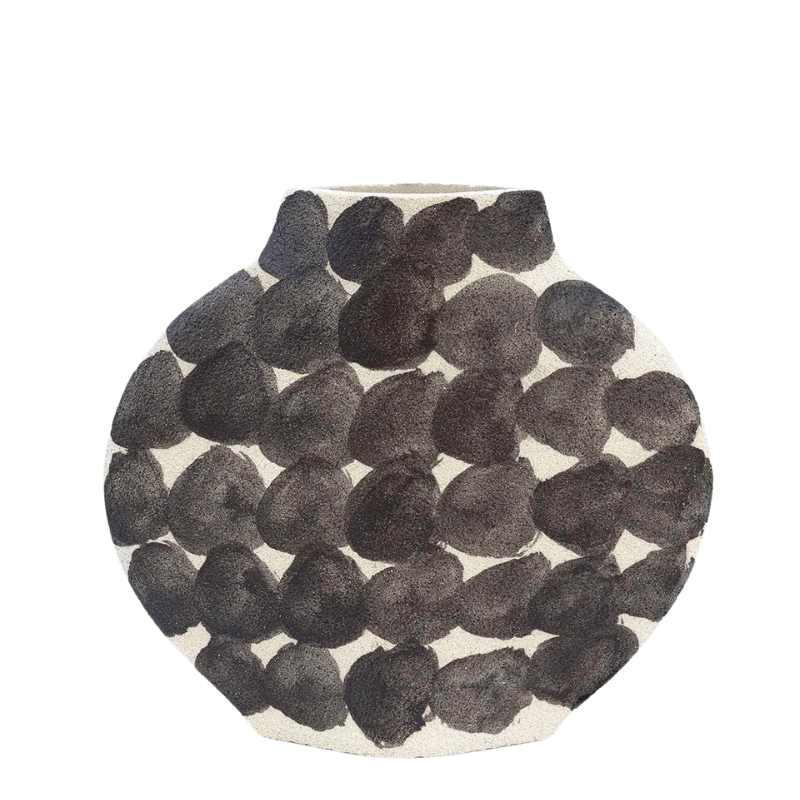 Ceramic Vase ‘Lune [M] - Dots’