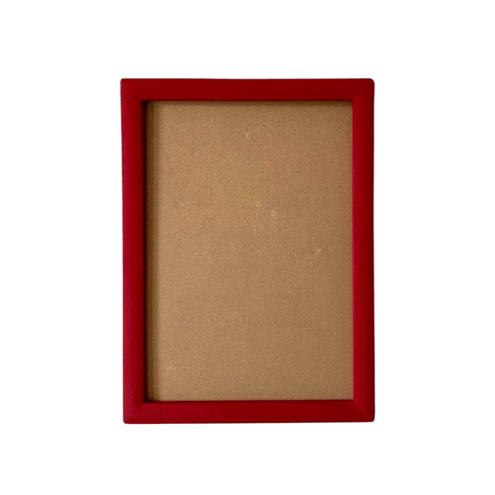 Painted Wood Picture Frame, Burgundy