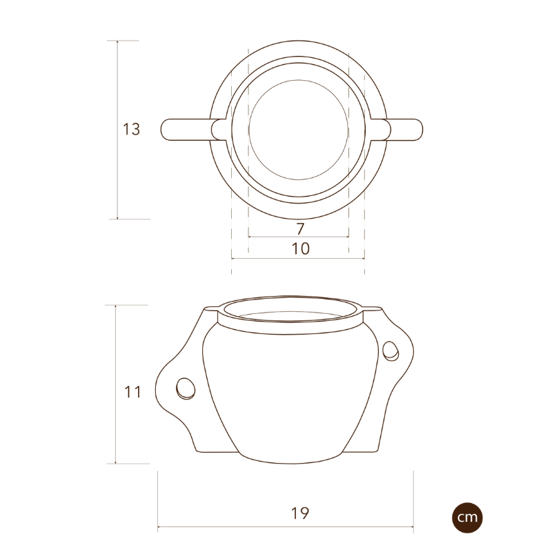 Large Plant Pot - Sandstone