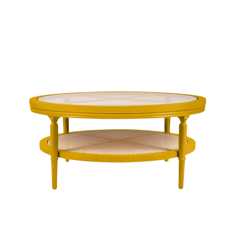Lucia Coffee Table, Mustard