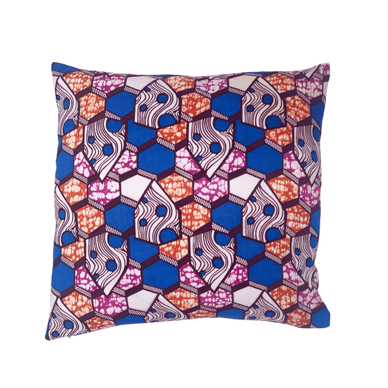 Ankara Hexagons Cushion