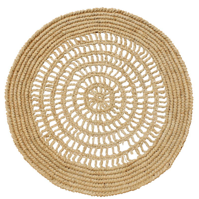 Tous Les Jours Raffia Placemat