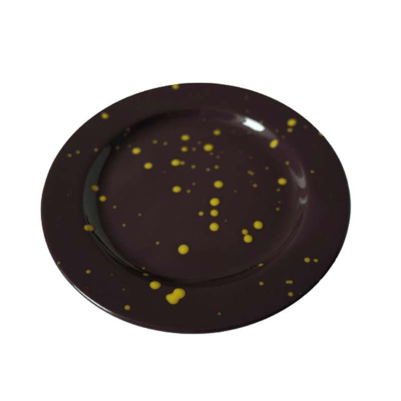Hand Splatter Terracotta Dinner Plate