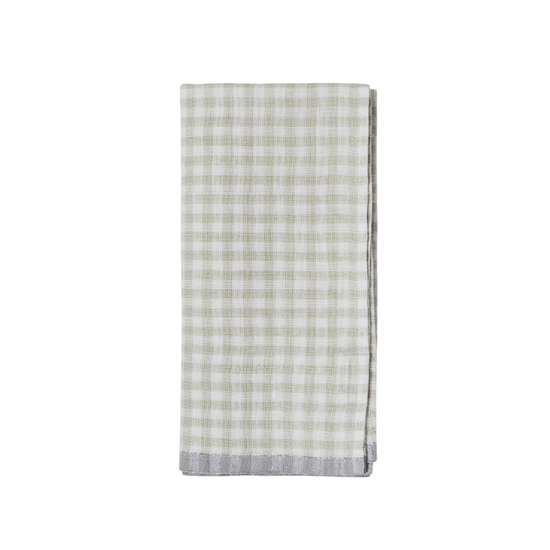 Gingham linen Napkin